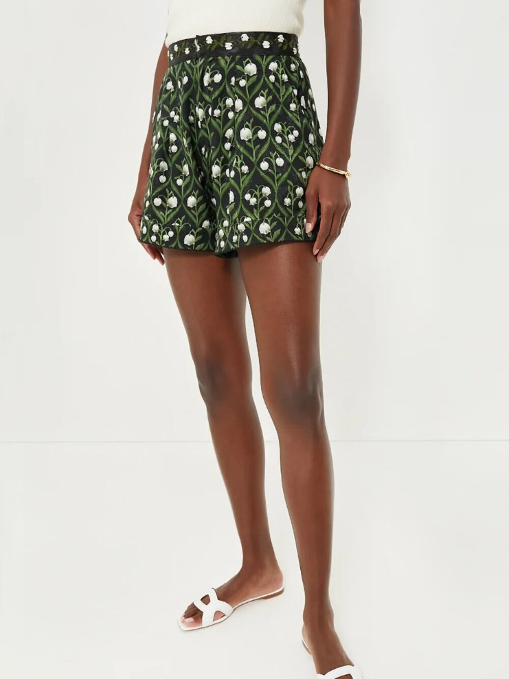 NWT Agua by Agua Bendita S Perla Toronjil Shorts Embroidered
